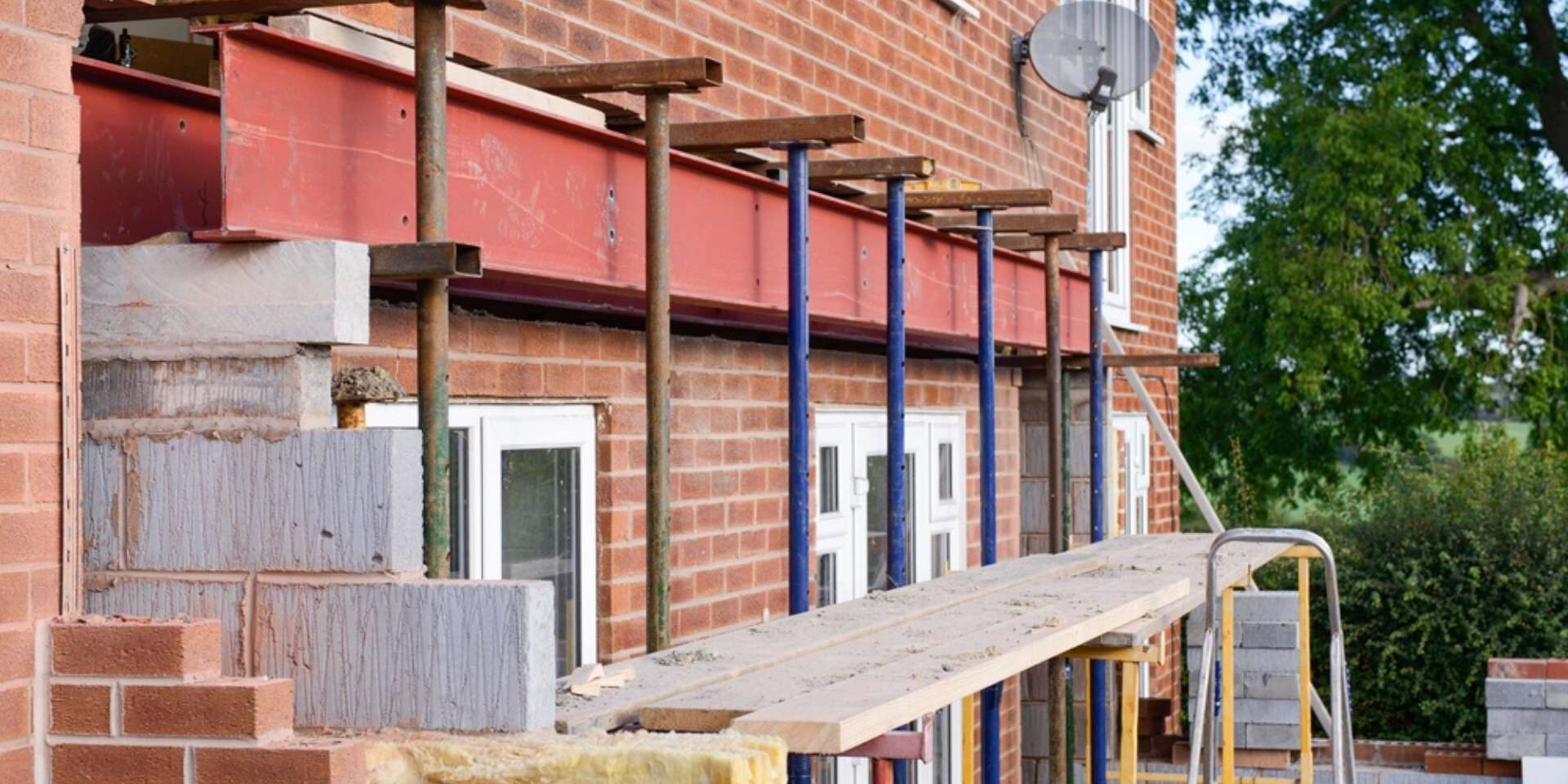 Professional building services carrying out residential construction work