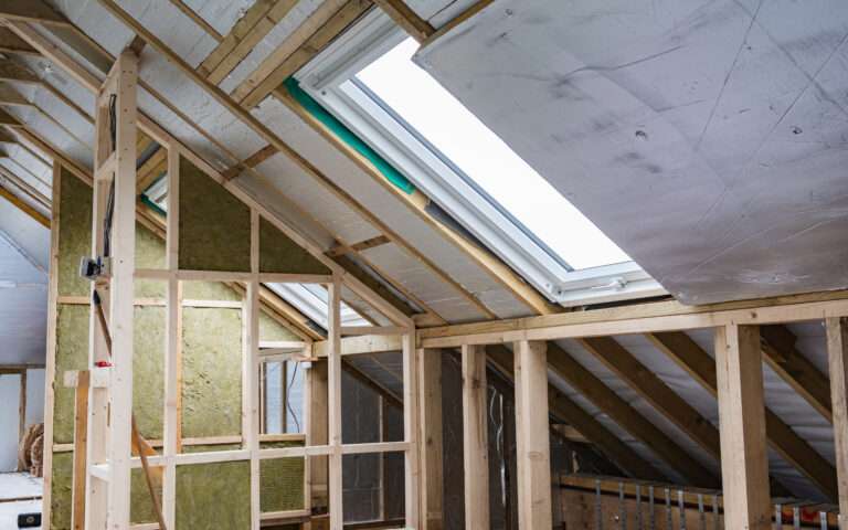Home loft conversion transforming unused roof space