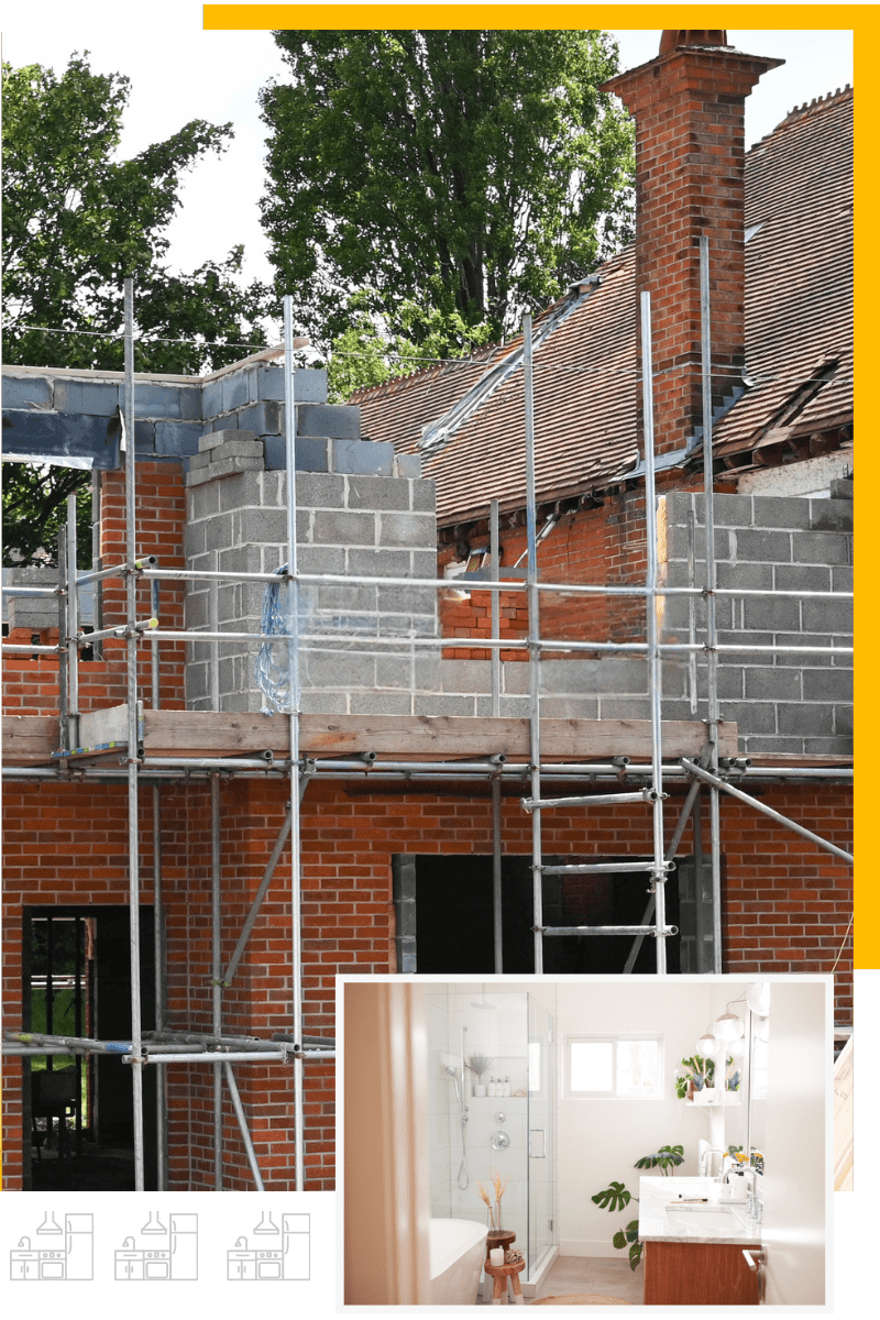 builders in Worcester house extension project