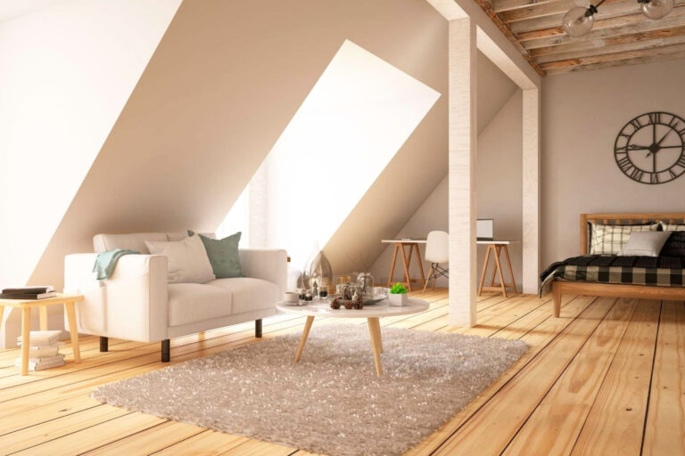 Family enjoying newly converted loft bedroom in Worcestershire